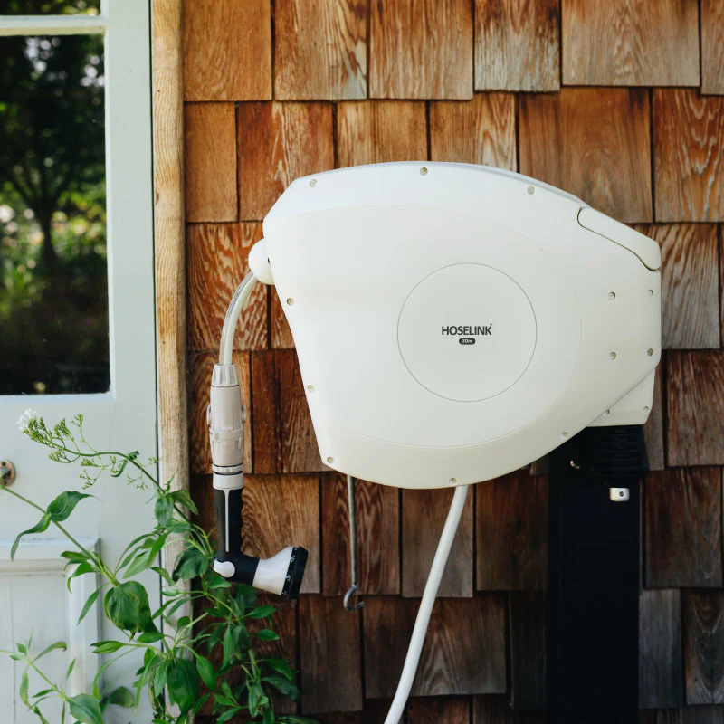 Classic 20m Retractable Hose Reel | Beige - Image 5