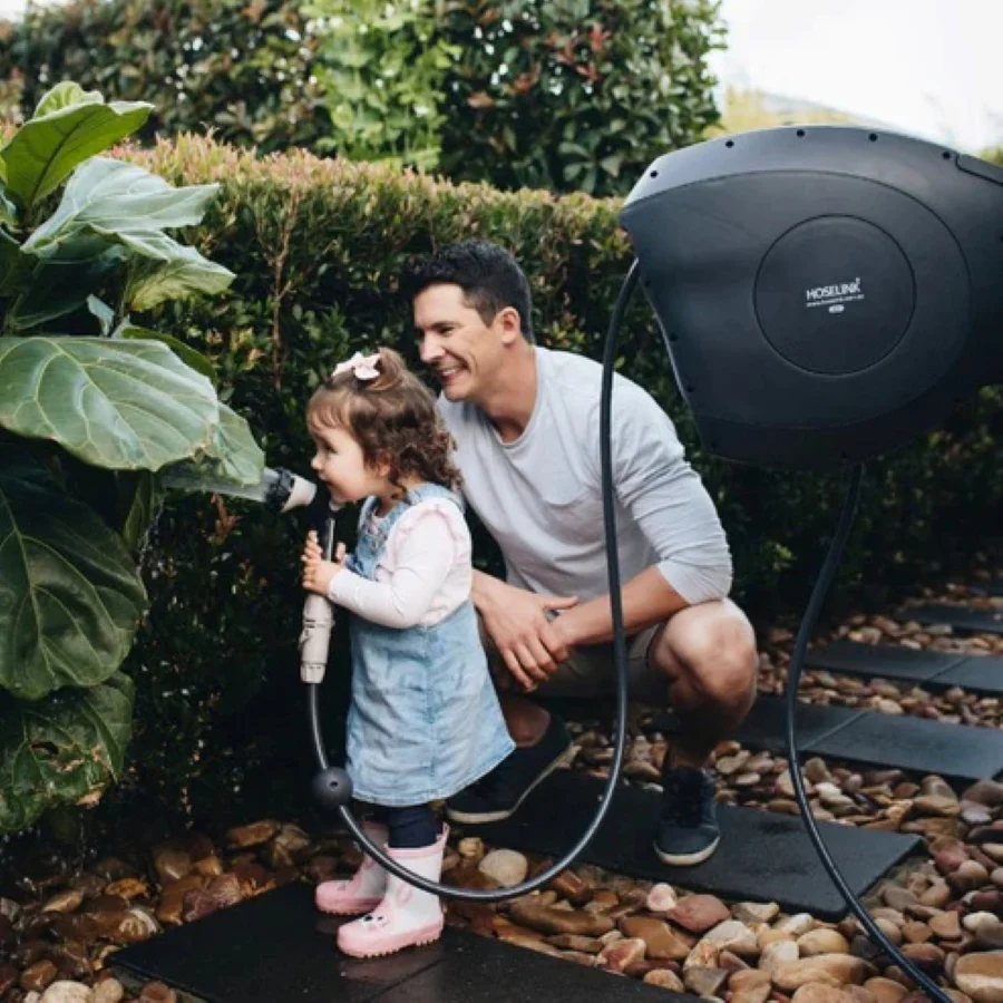 Classic 30m Retractable Hose Reel | Charcoal - Image 4