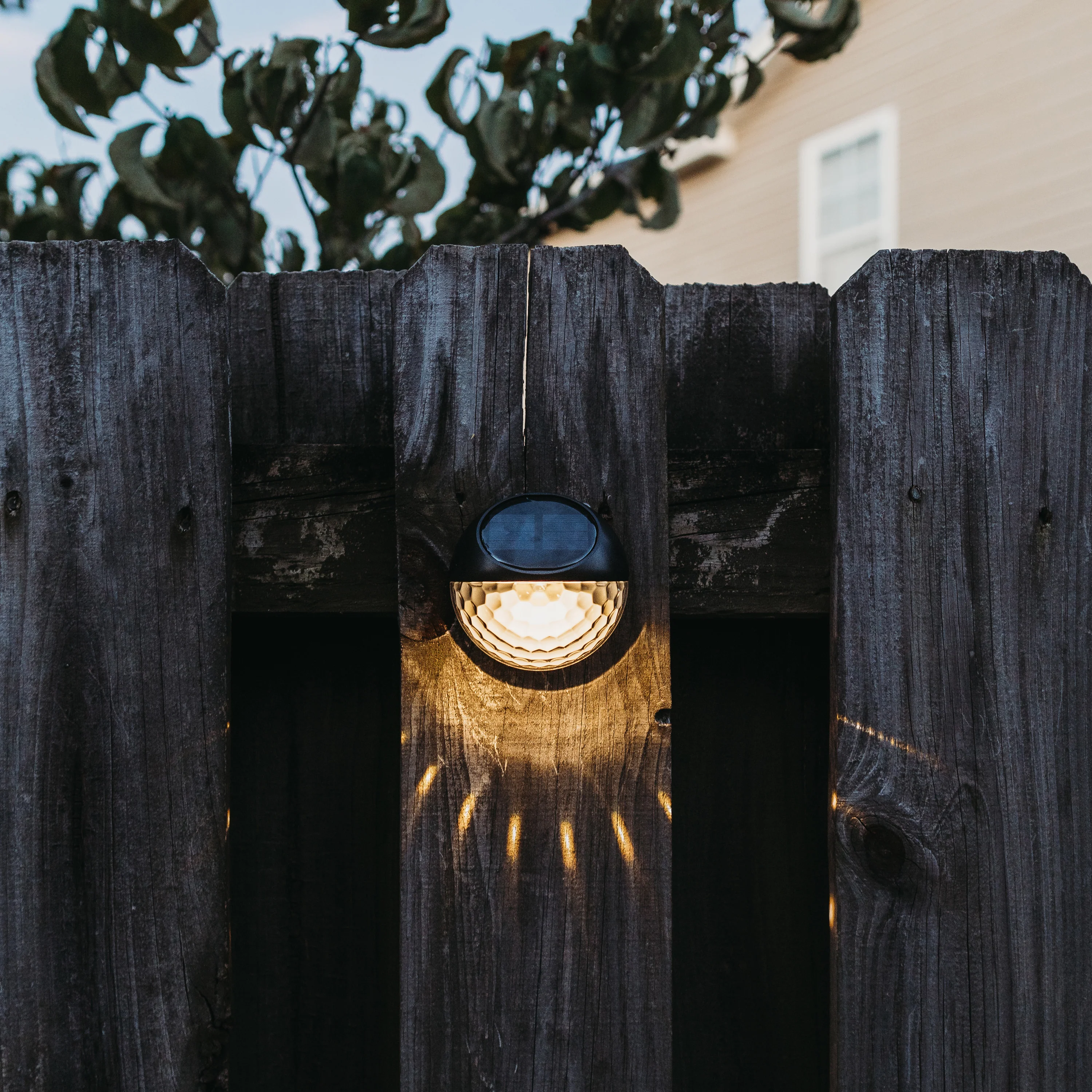 Round Solar Wall Lights | 1LED | 2 Pack | FLAIR - Image 3
