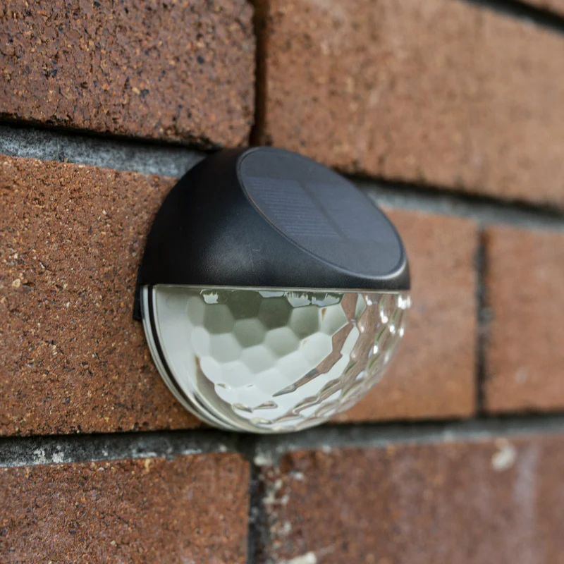 Round Solar Wall Lights | 1LED | 2 Pack | FLAIR - Image 5