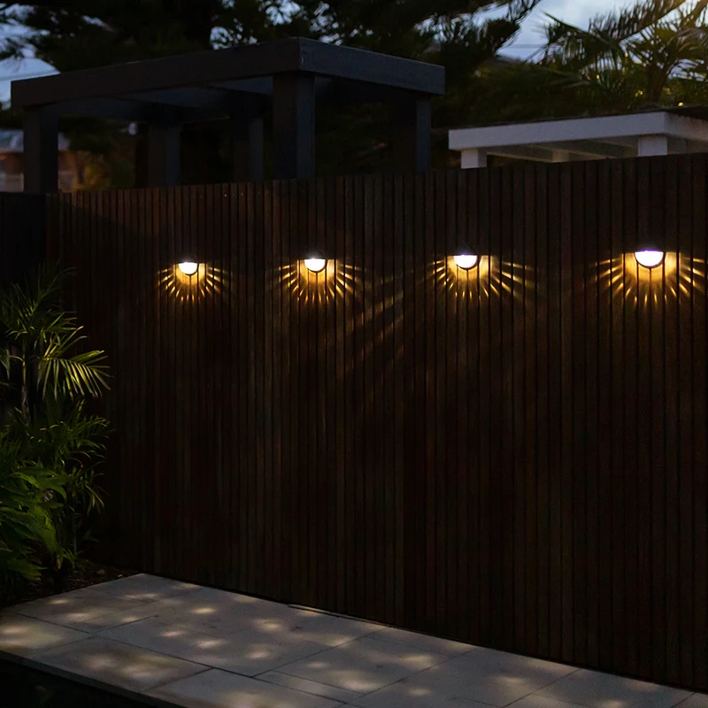Round Solar Wall Lights | 1LED | 2 Pack | FLAIR - Image 6