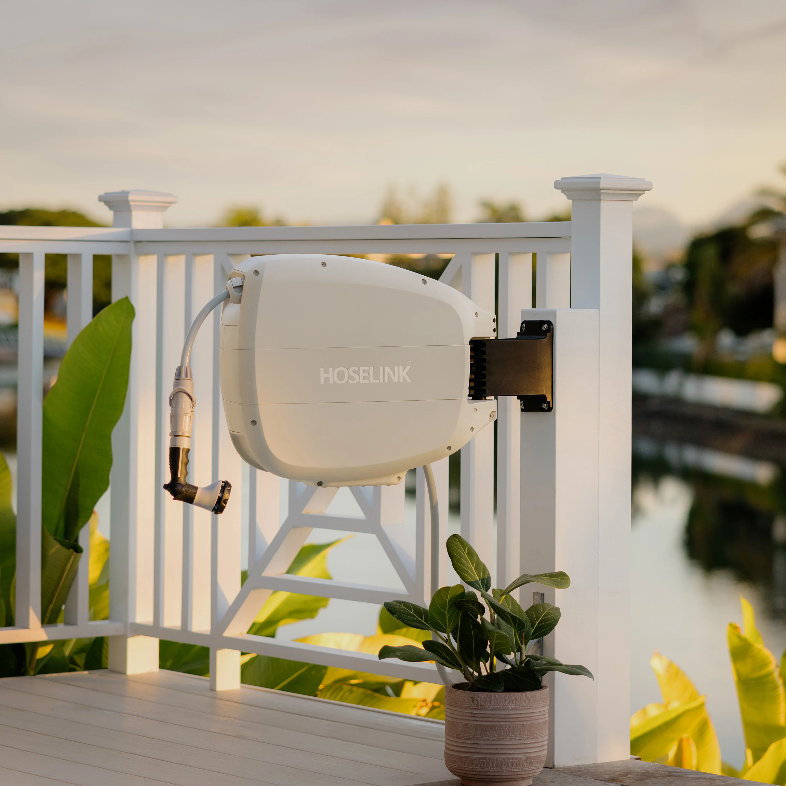 Evolve™ Retractable Hose Reel | Beige - Image 6