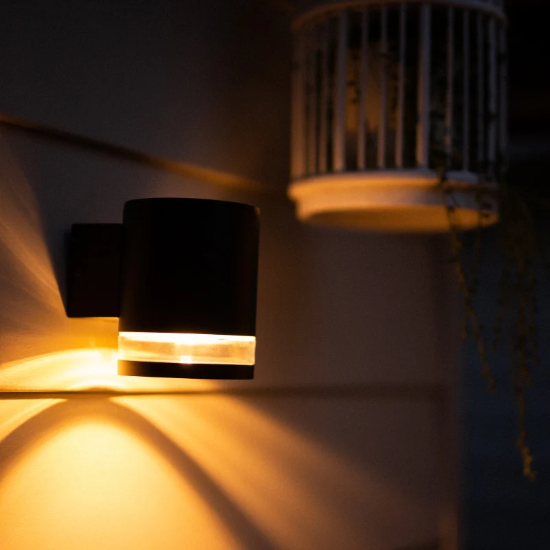Modern Solar Wall Light | Black | 6LED | MODERNA - Image 3