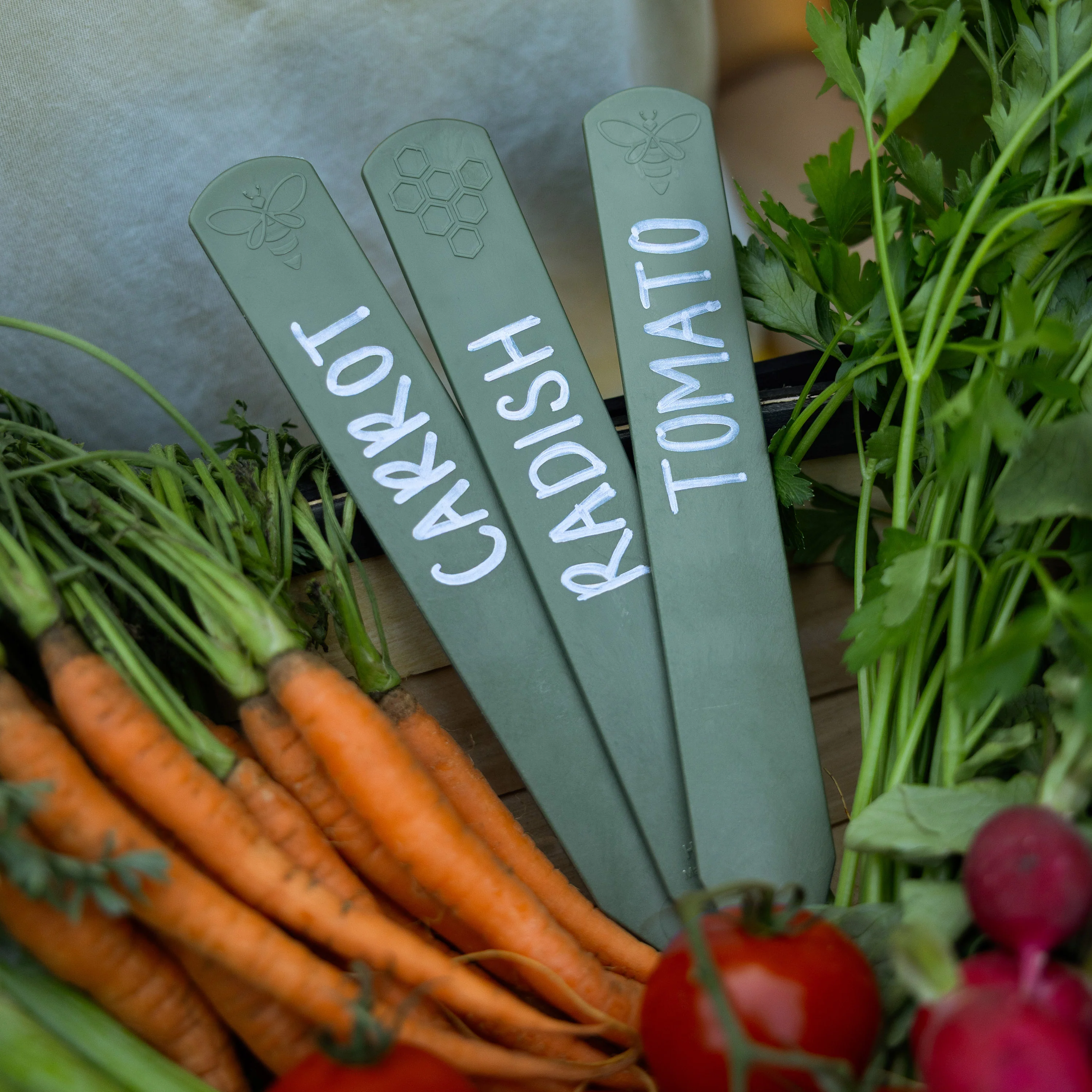 Recycled Plastic Plant Labels | Sage | 5 Pack - Image 3