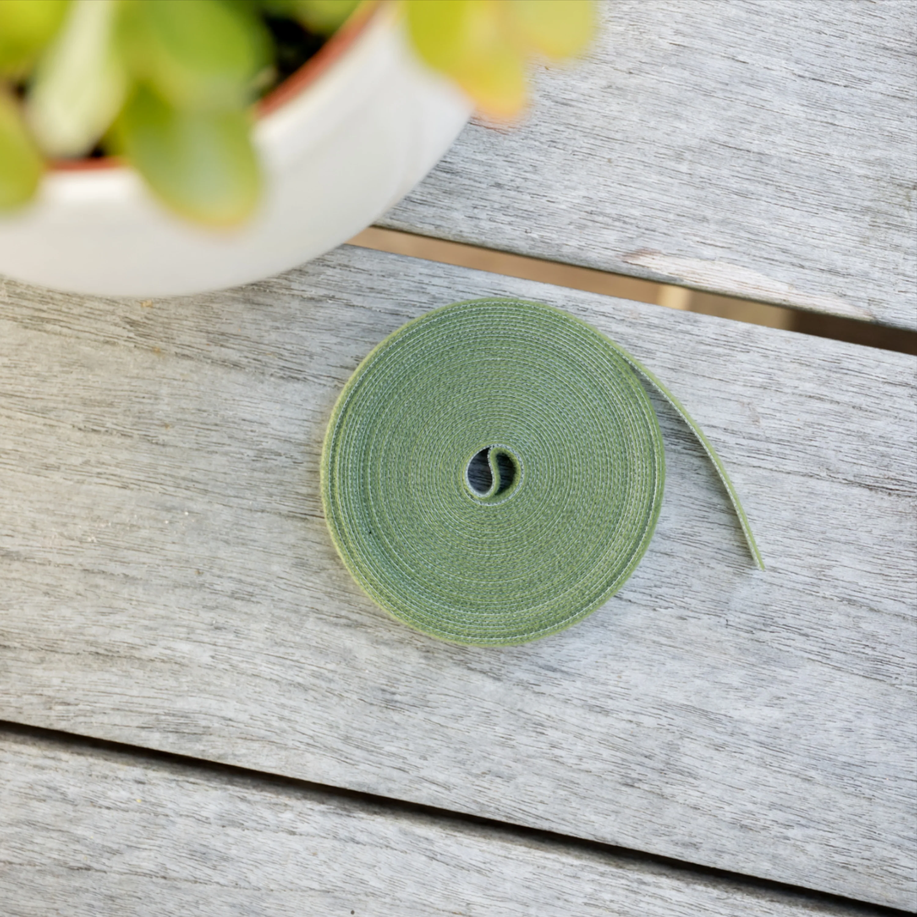 Reusable Hook & Loop Plant Tie | 12mm x 5m Roll - Image 5