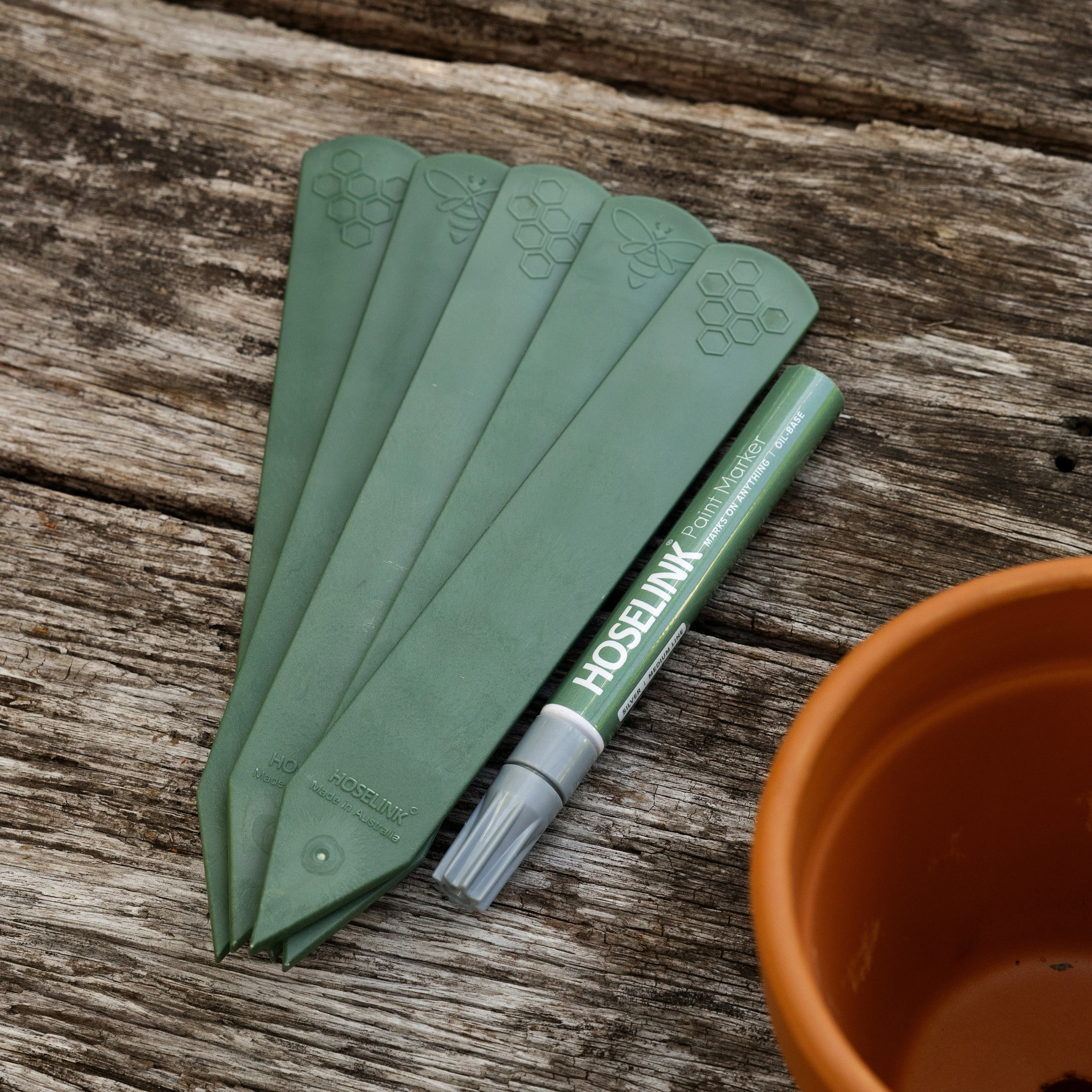 Recycled Plastic Plant Labels & Marker Pen Pack - Image 4