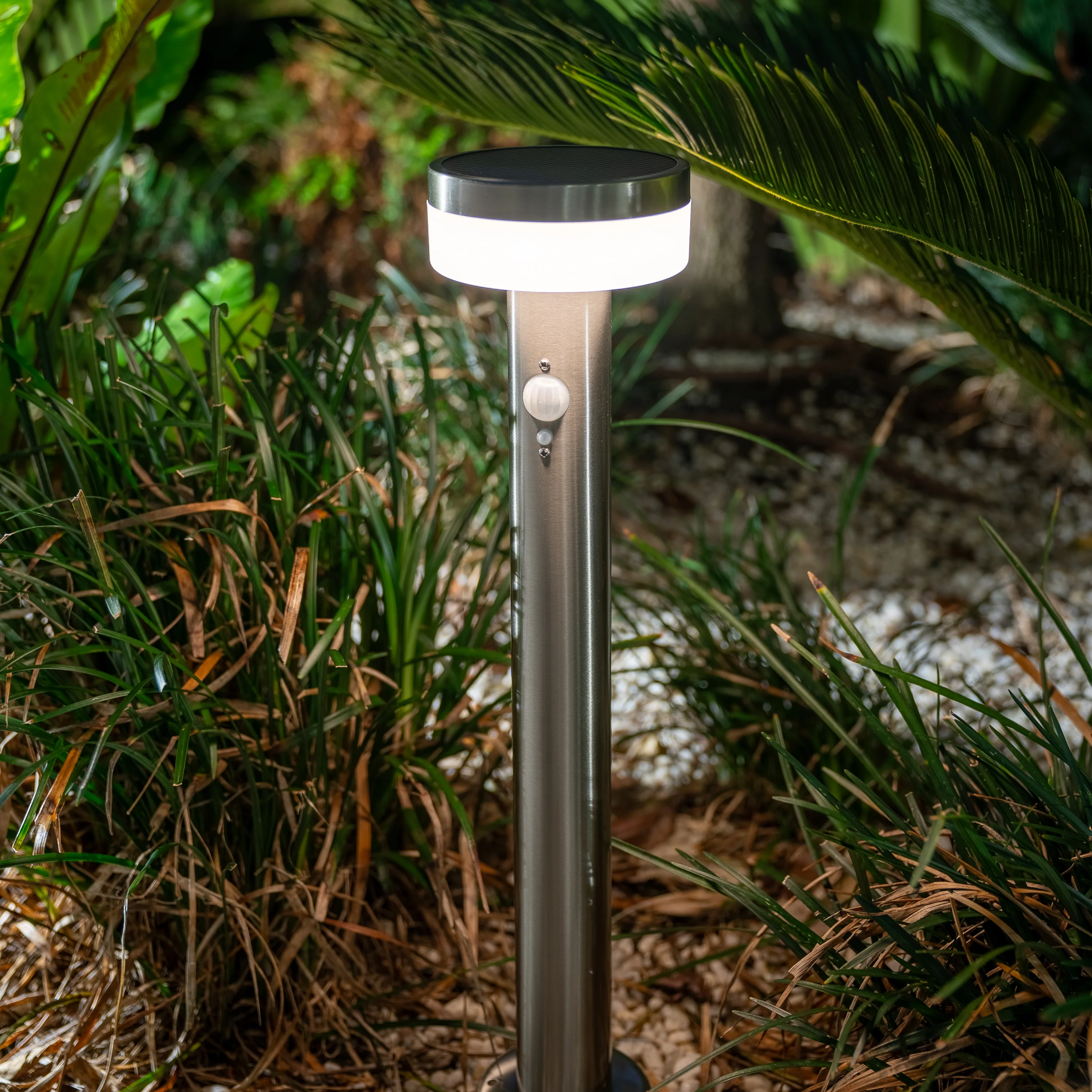 Stainless Steel Solar Bollard | Motion Sensor | LUMINOUS - Image 3