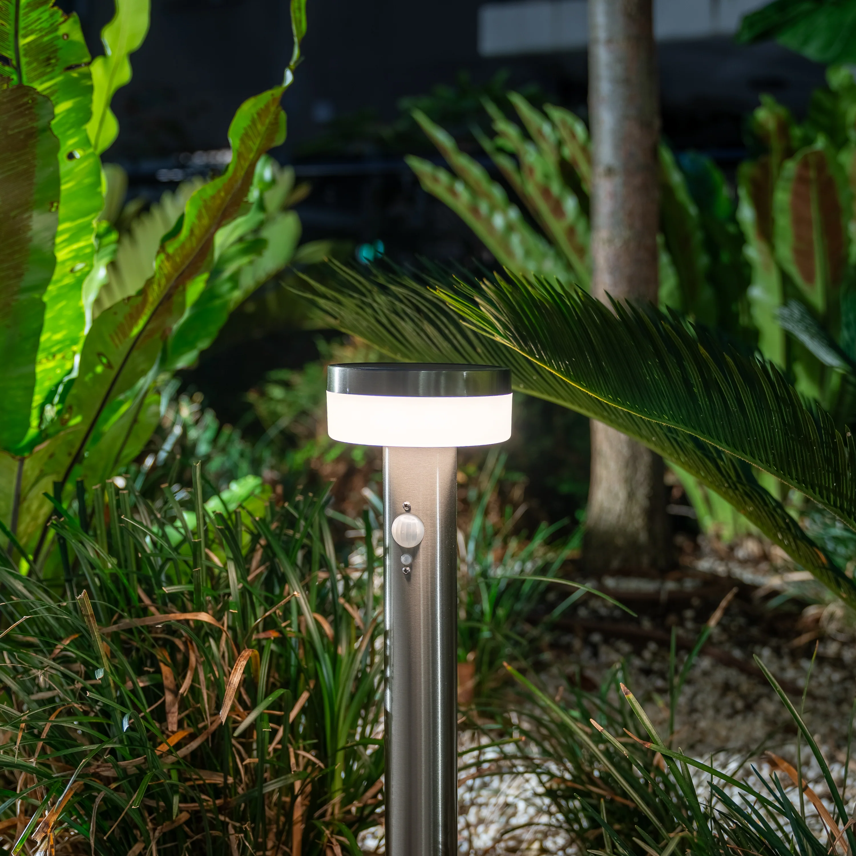 Stainless Steel Solar Bollard | Motion Sensor | LUMINOUS - Image 4