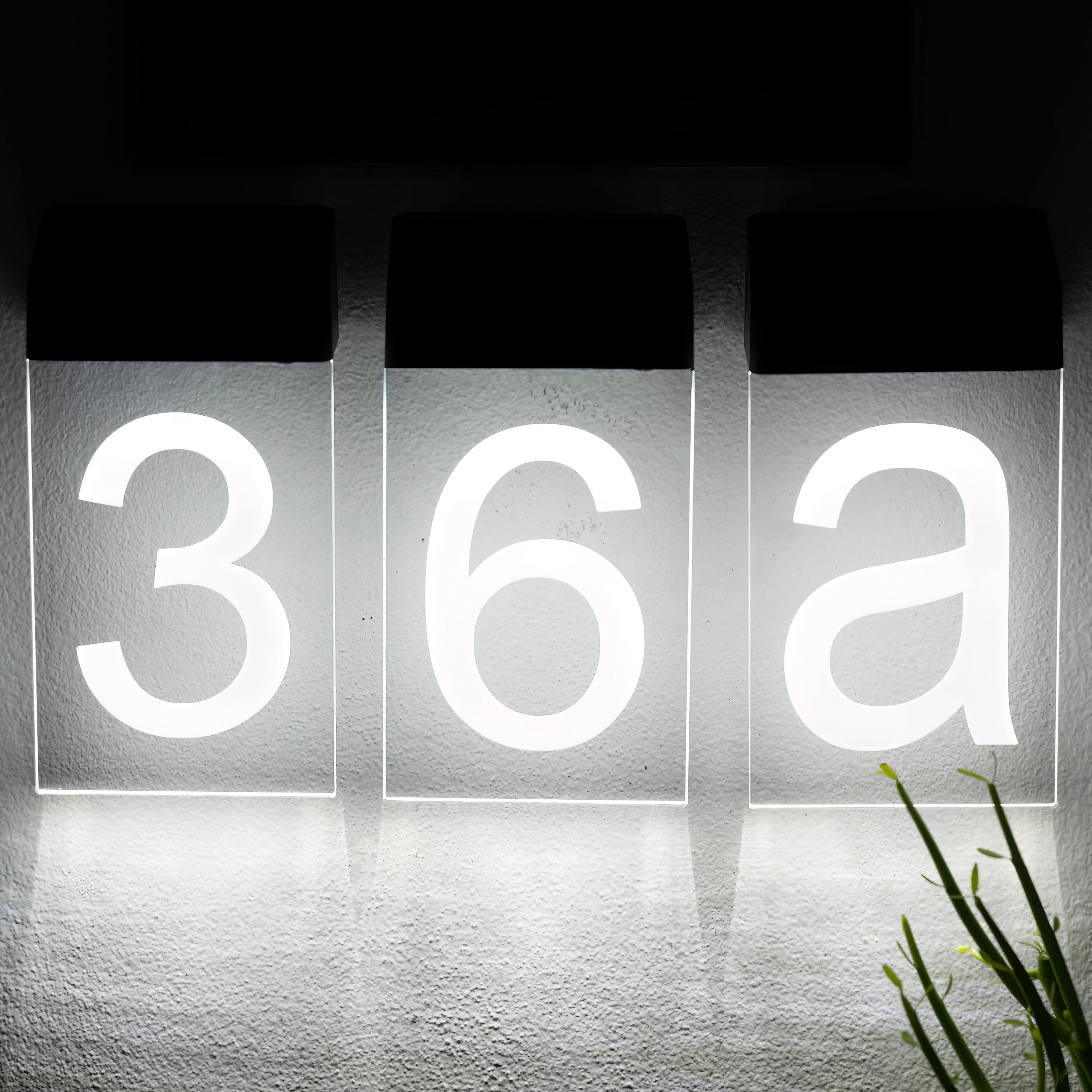 Solar Illuminated House Numbers | 3 Colour Modes | AVENUE - Image 6