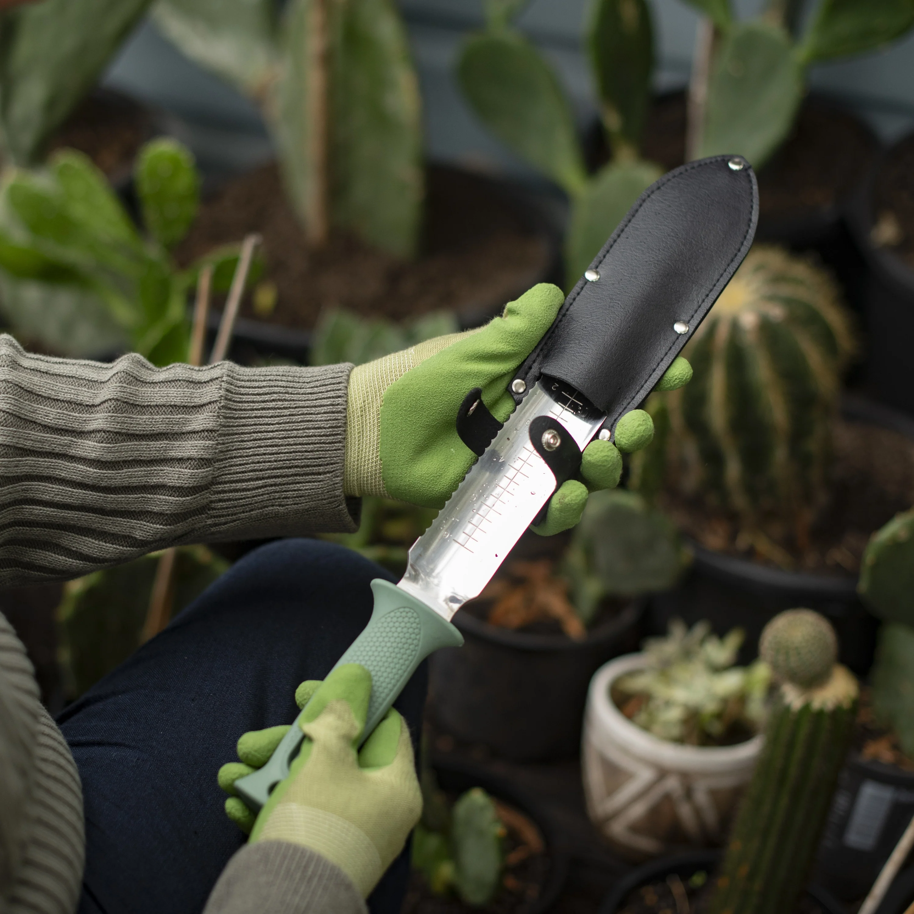 Stainless Steel Hori Hori Garden Knife - Image 4