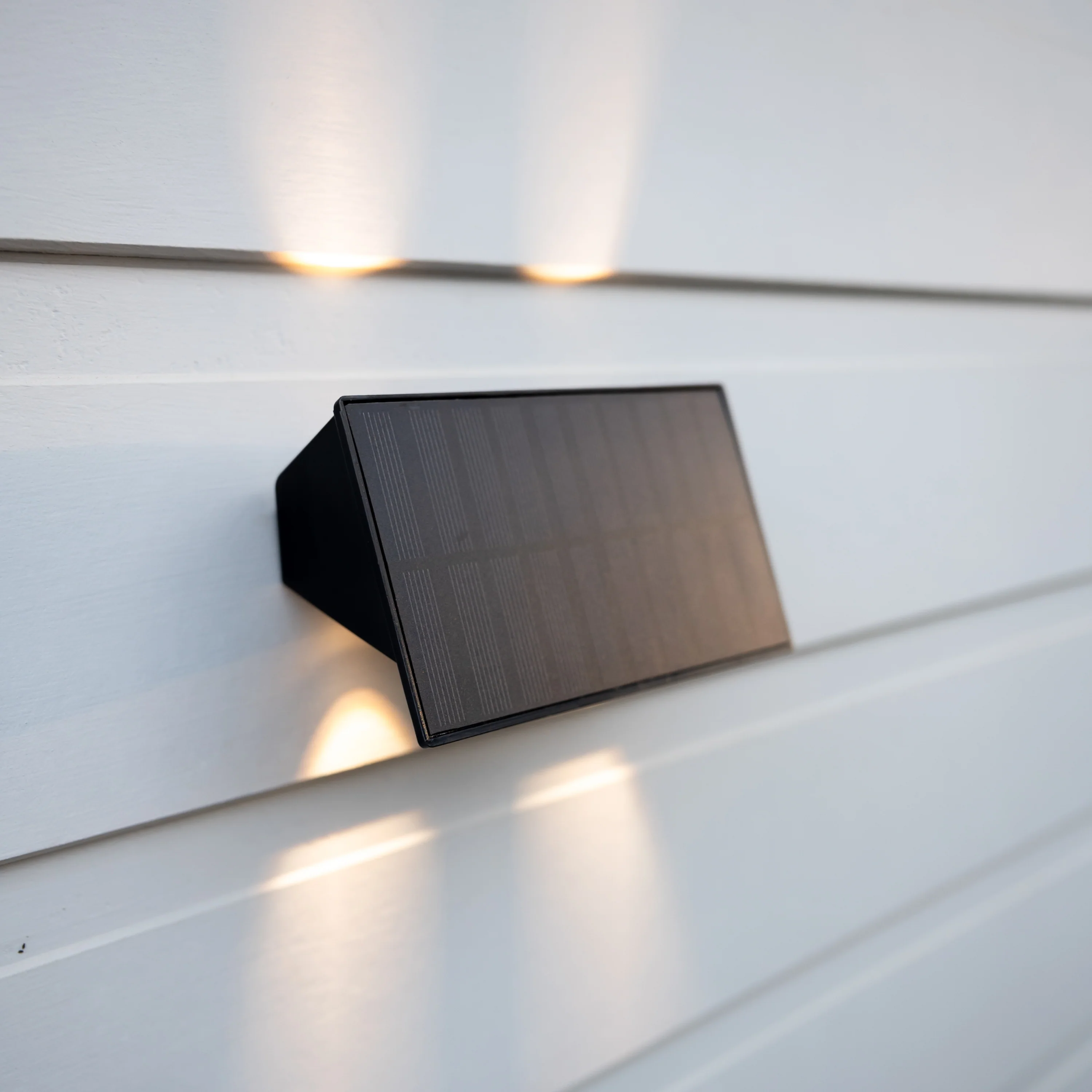Solar Up & Down Wall Light | 4 LED | 2 Pack | Warm White | GALLERY - Image 6