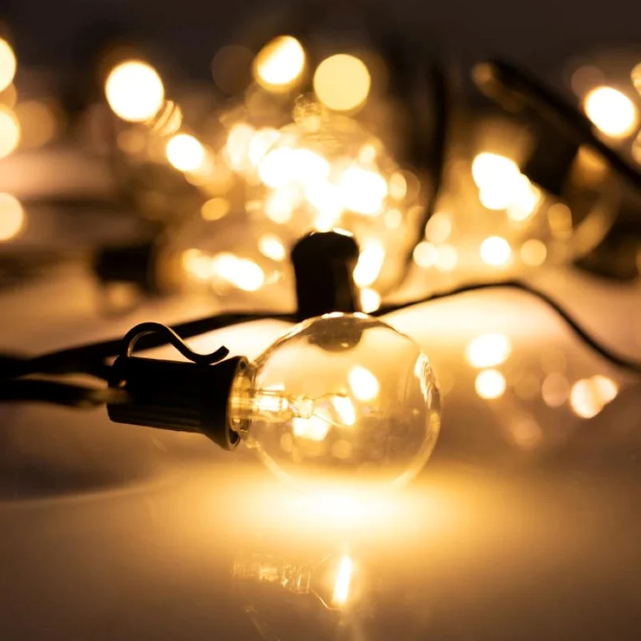 Solar Festoon Lights | Starter Set | Warm White | 25 Bulbs | FIESTA - Image 4
